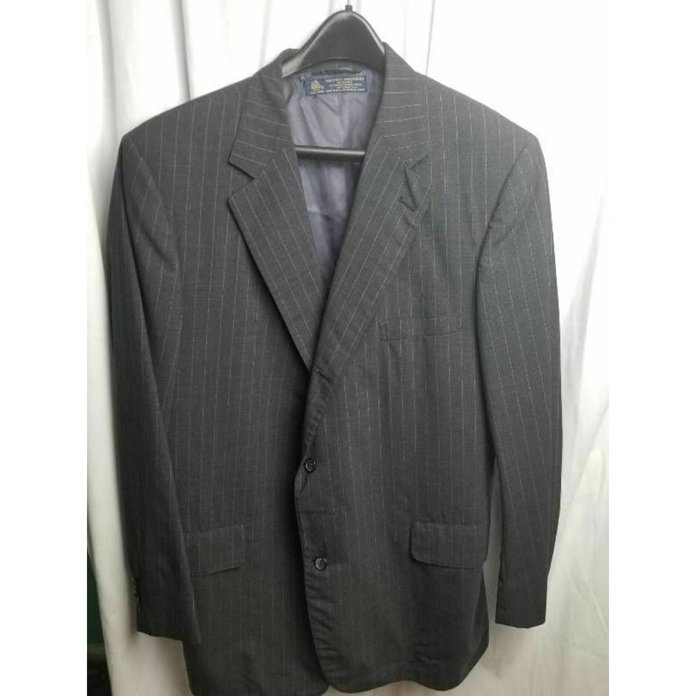 Brooks Brothers Mens Three Button Wool 44